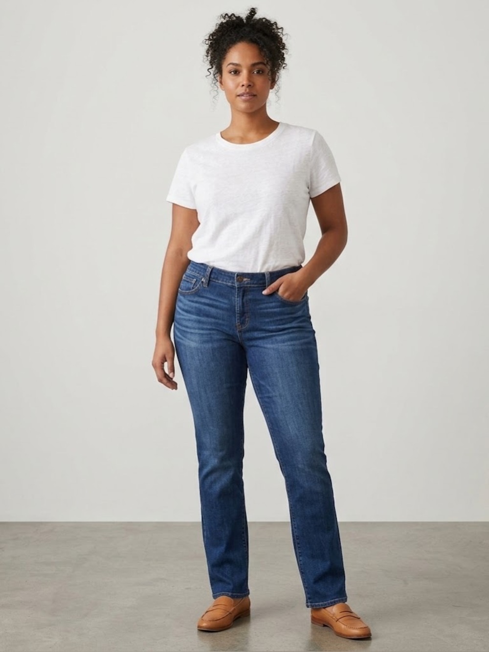 Women’s Lucky Brand Blue Jeans, Size 8/29R, Straight Leg Denim